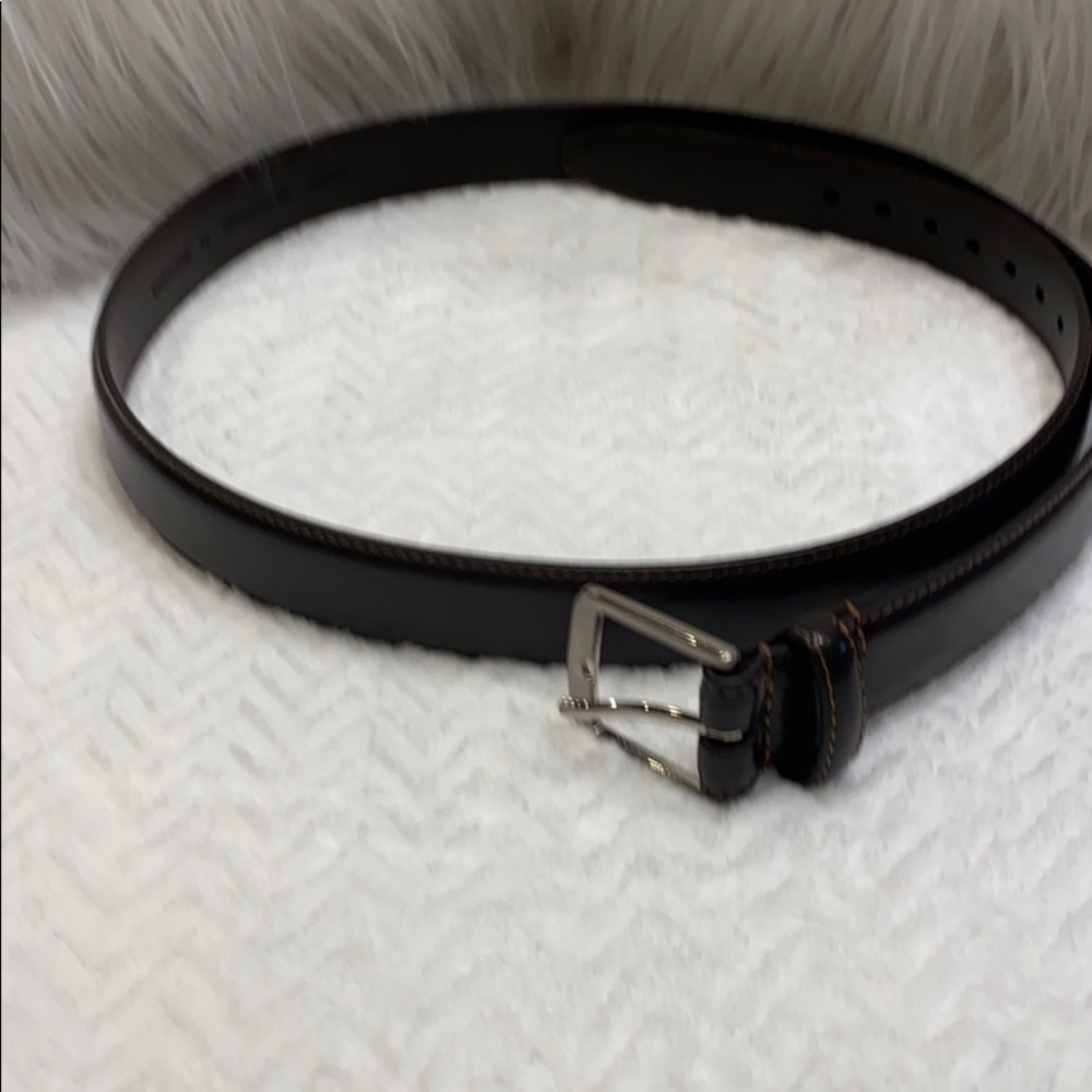 Leather brown belt New